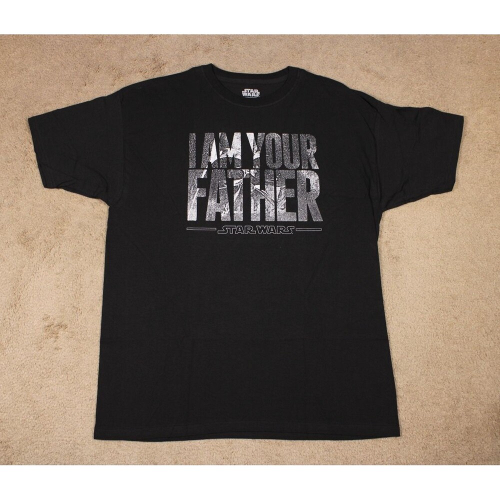 Star Wars Darth Vader I Am Your Father Graphic Tee T-Shirt (XL) Black NWOT